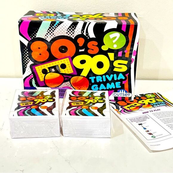 🩷3/$15🩷 80’s 90’s Trivia Game - Picture 1 of 2